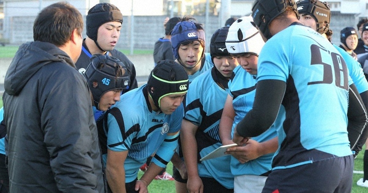 全国高校ラグビー：27日開幕 FW軸に初勝利へ 2年連続2回目 山梨学院