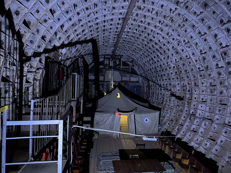 鳥肌が…」核危機伝えるモスクワ地下要塞 旧ソ連遺構に注目 [写真特集3