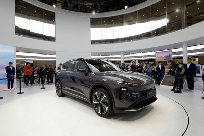 蔚来汽車(NIO)のスポーツタイプ多目的車(2023年4月、上海)　Bloomberg
