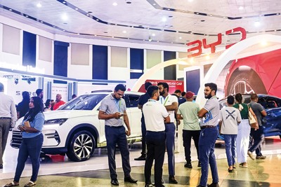 ＢＹＤが開催した「コロンボモーターショー」（２０２４年12月） (筆者撮影)