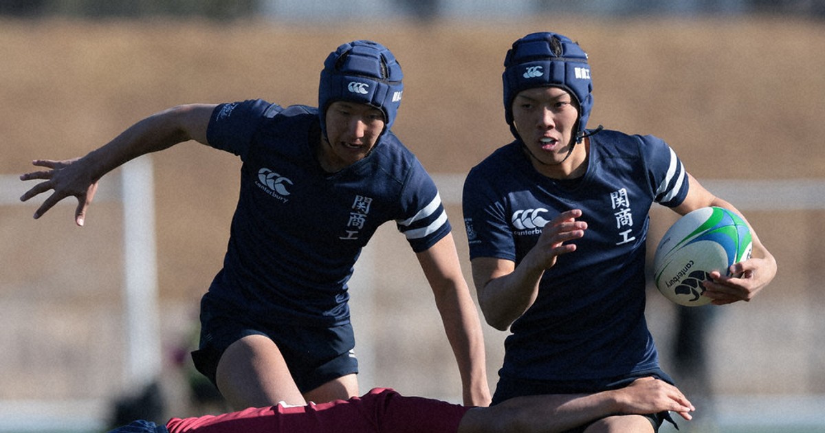 全国高校ラグビー：関商工、初戦圧勝 縦横無尽、猛攻14トライ ／岐阜