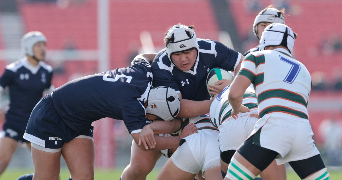 大分東明高校ラグビー部ハーフパンツ 大分東明と高鍋が分ける くじ引きで大分東明が3回戦 高校ラグビー