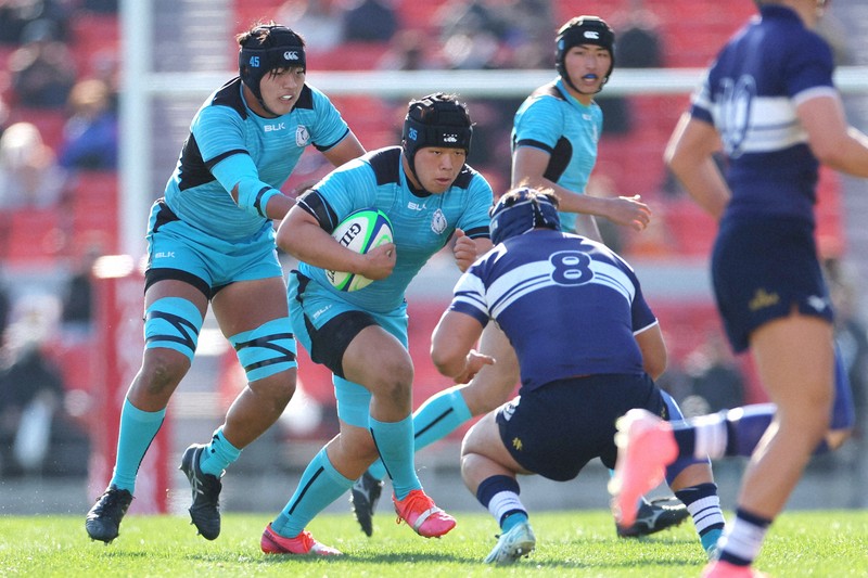 桐蔭学園－山梨学院（3回戦）全国高校ラグビー [写真特集1/4] | 毎日新聞
