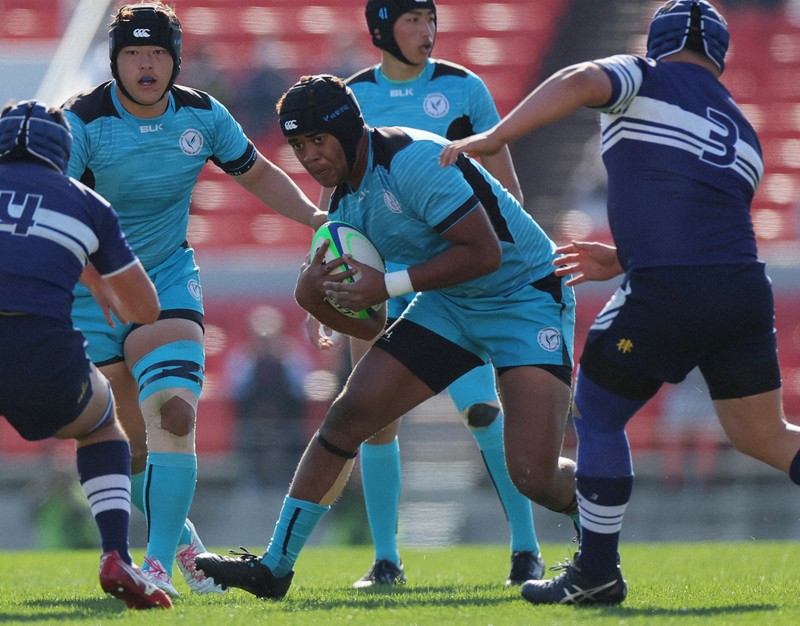 桐蔭学園－山梨学院（3回戦）全国高校ラグビー [写真特集1/4] | 毎日新聞