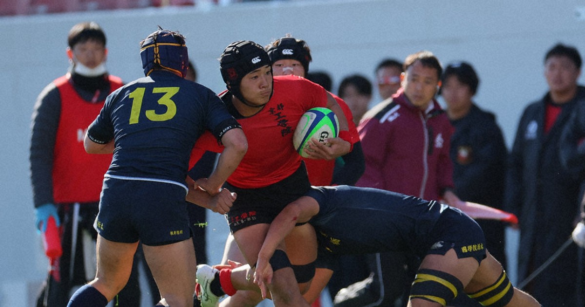 全国高校ラグビー：3回戦 京都工学院、猛攻及ばず 国学院栃木に敗れる