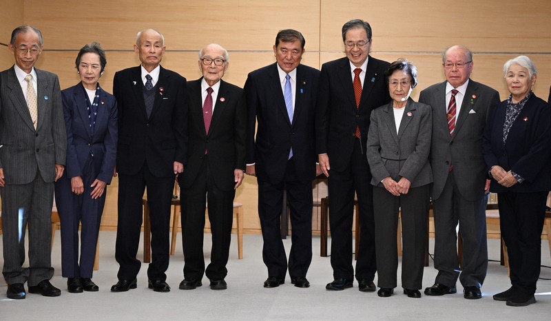 一方的に」「収穫なし」 首相との30分の面会、日本被団協の落胆 | 毎日新聞