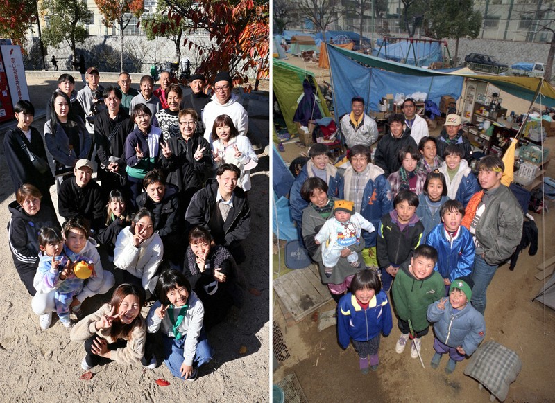 公園テント村」避難の4家族、初めて語る1.17 30年後への約束 | 毎日新聞