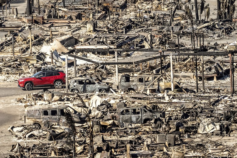 LA山火事、ウクライナが支援を表明 カナダ、メキシコも現地で活動