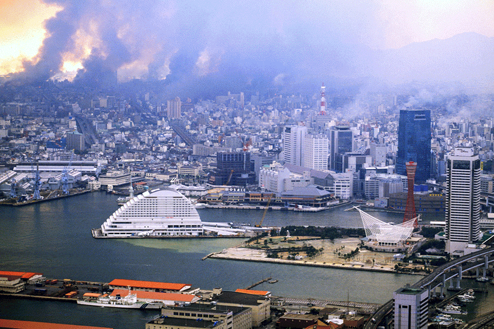 阪神大震災：写真で比較 阪神大震災30年、当時の写真と今 [写真