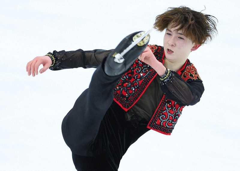 リンクサイド：中田璃士「ありえないジャンプをやりたい」 フィギュア