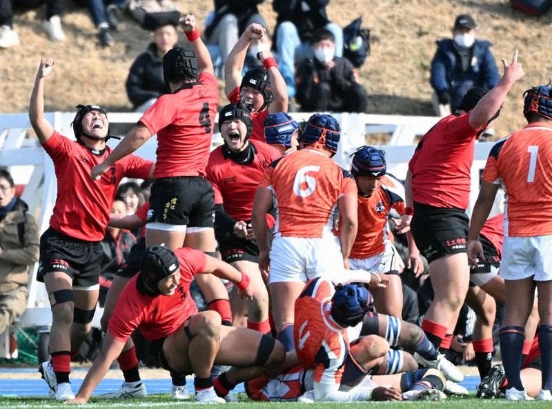 全国高校ラグビー：「赤黒」花園で躍動 京都工学院の新たな歴史 ／京都