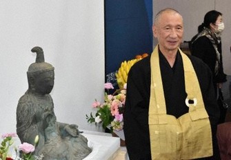 盗難の仏像、韓国から日本へ返還手続き 「法要」後、対馬の寺へ | 毎日新聞