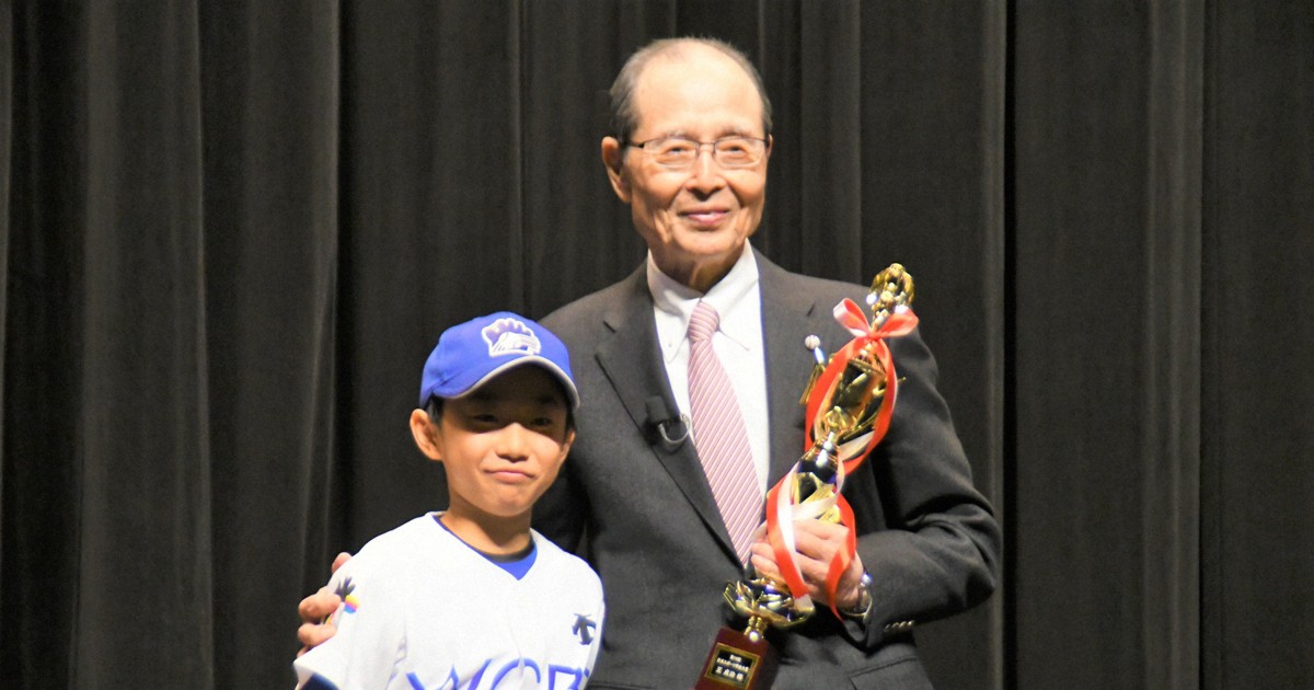 王貞治さん「野球は命を懸ける価値がある」 スポーツ学会大賞 | 毎日新聞