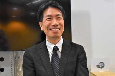 静岡県警監察課の門内隆史さん＝静岡市葵区追手町の県警本部で2024年12月12日、丘絢太撮影