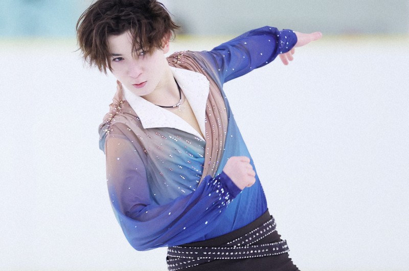 リンクサイド：優勝の中田璃士 人生初の4T2本「攻めました