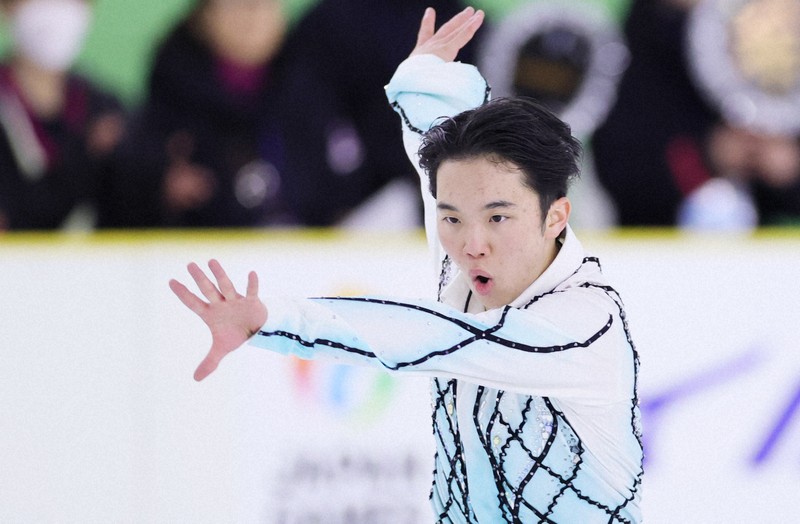 リンクサイド：友野一希「我慢の時だと思うので…」 フィギュア国スポ