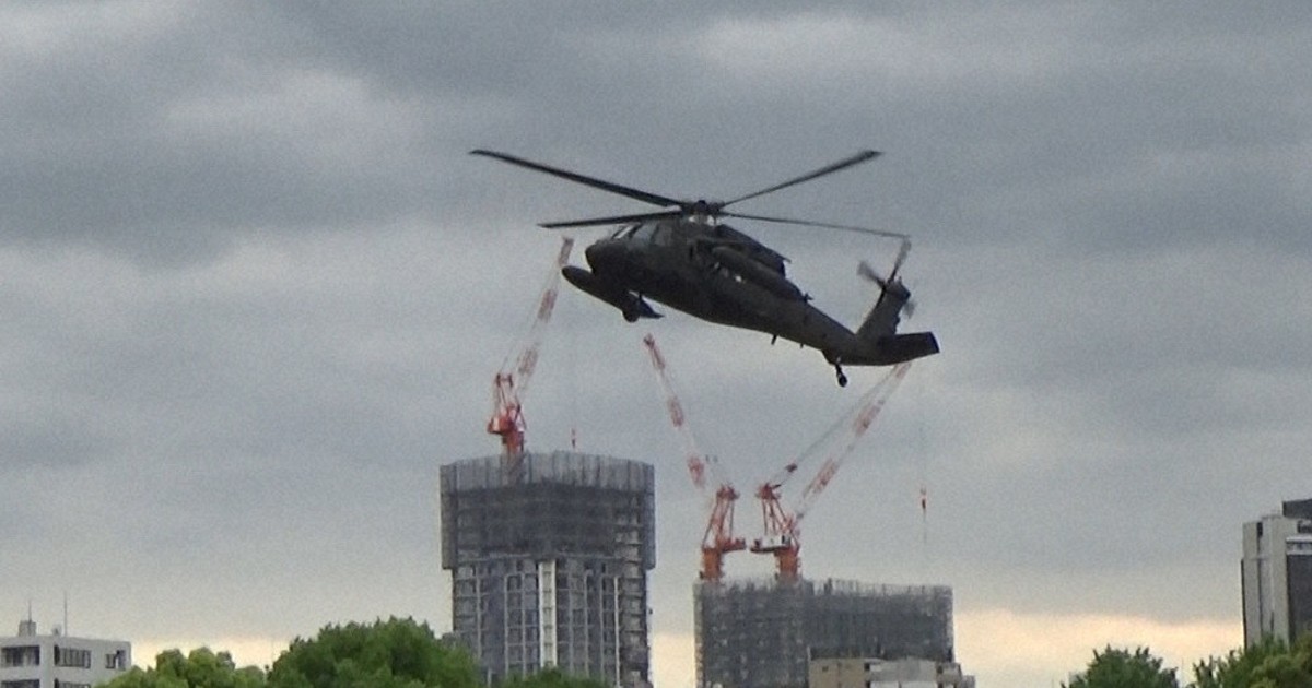 低空飛行ヘリコプター 木更津航空祭2025】Bell 505 Jet Ranger X JA373Y Aidu Chuo