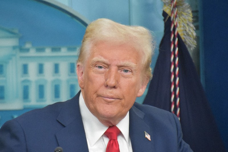 ドナルド・トランプ大統領＝米ホワイトハウスで2025年1月30日、秋山信一撮影