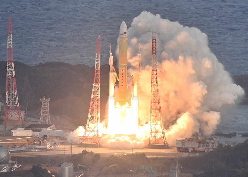 JAXA H3ロケット5号機 打上写真