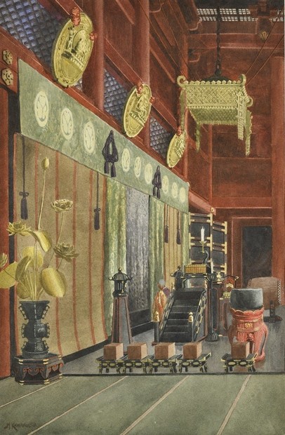 日光の社寺、色あせぬ土産絵 世界遺産25周年企画展 綿密な水彩画50作品