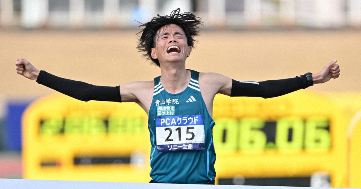 別府大分毎日マラソン：別府大分毎日マラソン 若林、初マラソン日本新