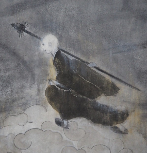 見聞録：当麻寺中之坊（葛城市） 日本画家・村上さん 大障壁画奉納、24