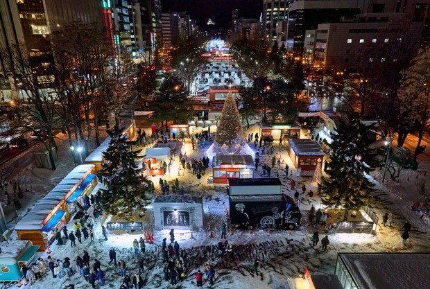 In Photos: Snow statues of Ohtani, huge building and more