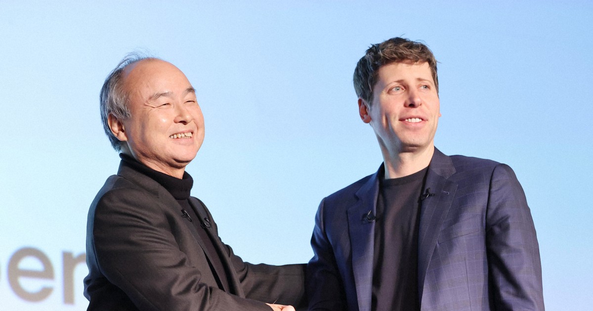孫氏「ディープシークの上を行く」オープンAIのCEOと対談 | 経済