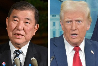 石破茂首相とトランプ米大統領
