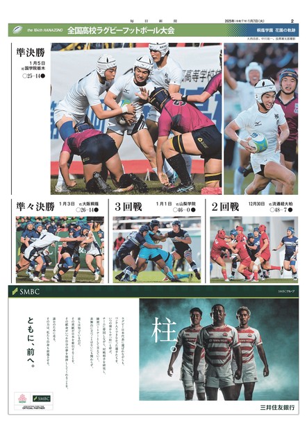 第62回(昭和57年) 全国高校ラグビー大会パンフレット 花園プレーバック：第62回：国学院久我山が目黒に雪辱V | 毎日新聞