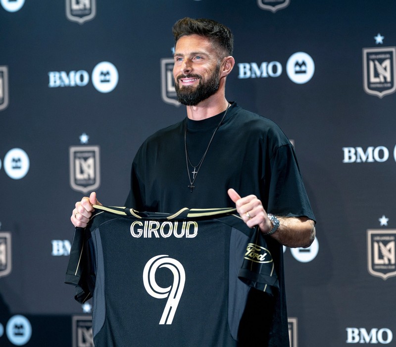 【貴重】24-25ロサンゼルスFC オリヴィエ・ジルー ジルー、MLSロサンゼルスFC加入が正式発表！ミランでは130試合
