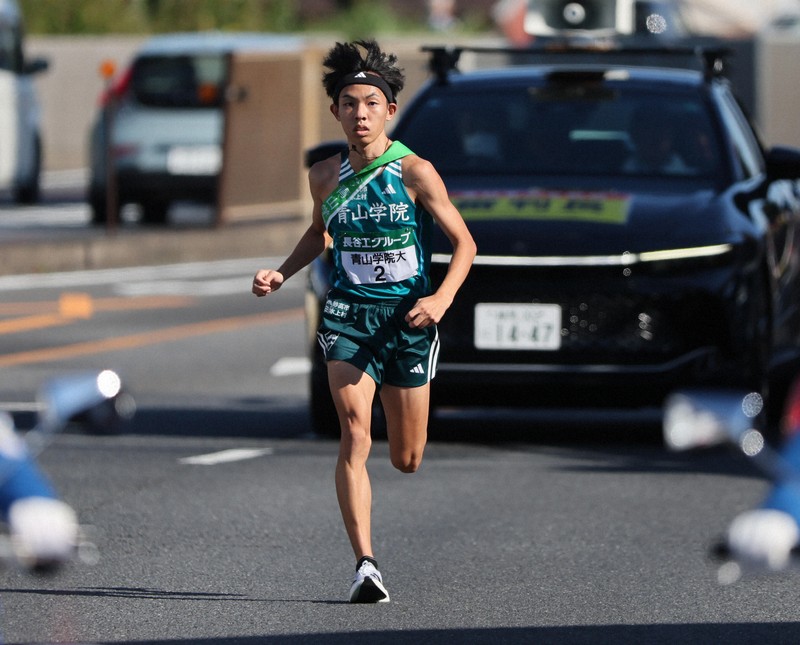 大阪マラソンここに注目：初マラソンの青学大・黒田朝日 外さない