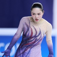女子フリーで演技する樋口新葉＝ソウルで2025年2月23日、猪飼健史撮影