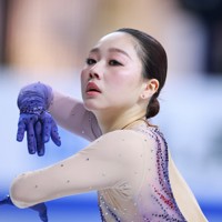 女子フリーで演技する樋口新葉＝ソウルで2025年2月23日、猪飼健史撮影