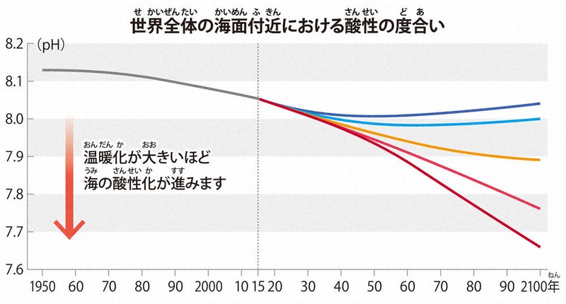 指令！海を探究せよ：地球温暖化と海の役割～二酸化炭素が増えて酸性化