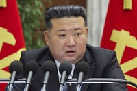 金正恩朝鮮労働党総書記＝AP