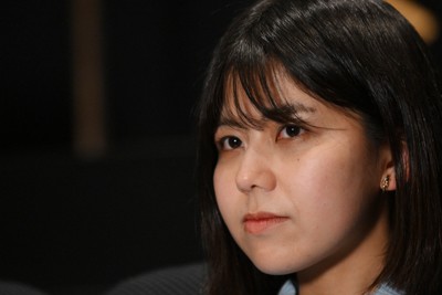 震災や撮影した映画について振り返る佐藤そのみさん＝東京都練馬区で2025年1月30日、内藤絵美撮影