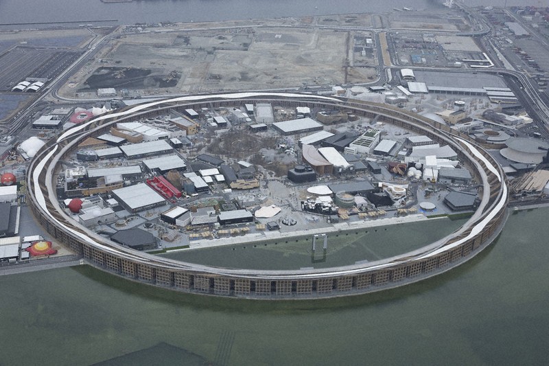 万博、できた輪！！ 海外館「完了検査」6カ国 | 毎日新聞