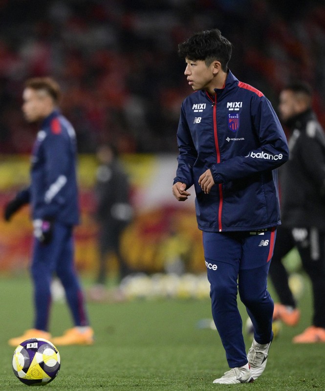 中学生3年のFC東京MF北原槙 名古屋戦でベンチ入り [写真特集1/7