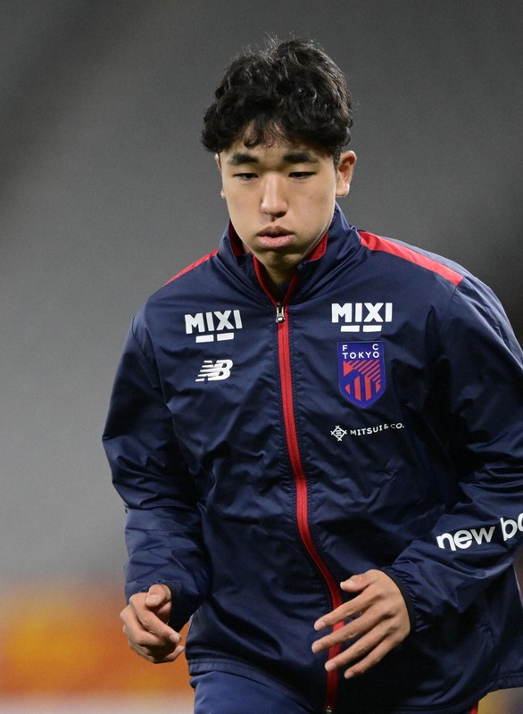 中学生3年のFC東京MF北原槙 名古屋戦でベンチ入り [写真特集1/7