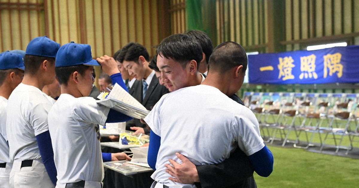 センバツ高校野球 聖光学院「送る会」 巣立つ3年生「日本一に」 後輩を