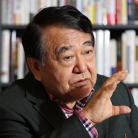 寺島実郎氏＝東京都千代田区で2023年4月27日、三浦研吾撮影