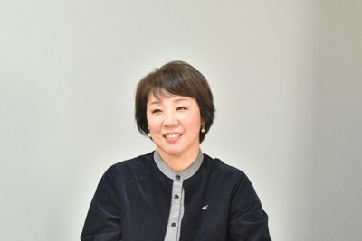 一般社団法人「白鳥の森」代表理事の野口登志子さん＝徳島市で2025年2月14日午後2時39分、川原聖史撮影