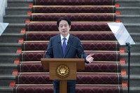 台湾の頼清徳総統＝AP