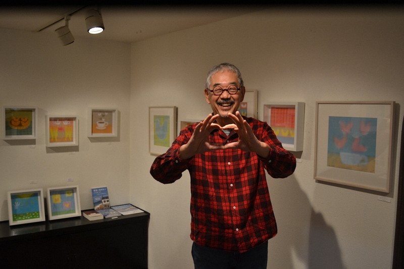 貧乏画家の巴里絵日記　茶畑和也　求龍堂 3・11忘れぬため」描き続けたハートを展示 17日まで 名古屋 | 毎日新聞