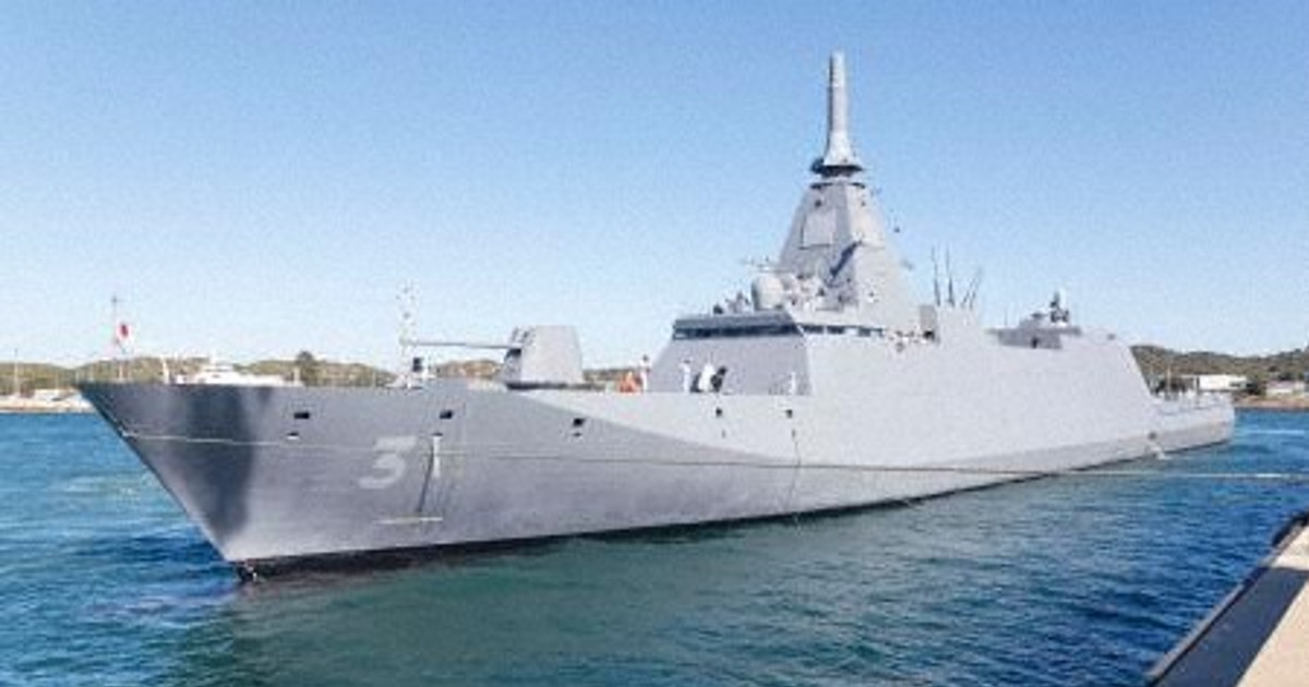 海上自衛隊、最新鋭護衛艦のしろ 海自最新護衛艦「のしろ」オーストラリアに寄港 受注へ性能