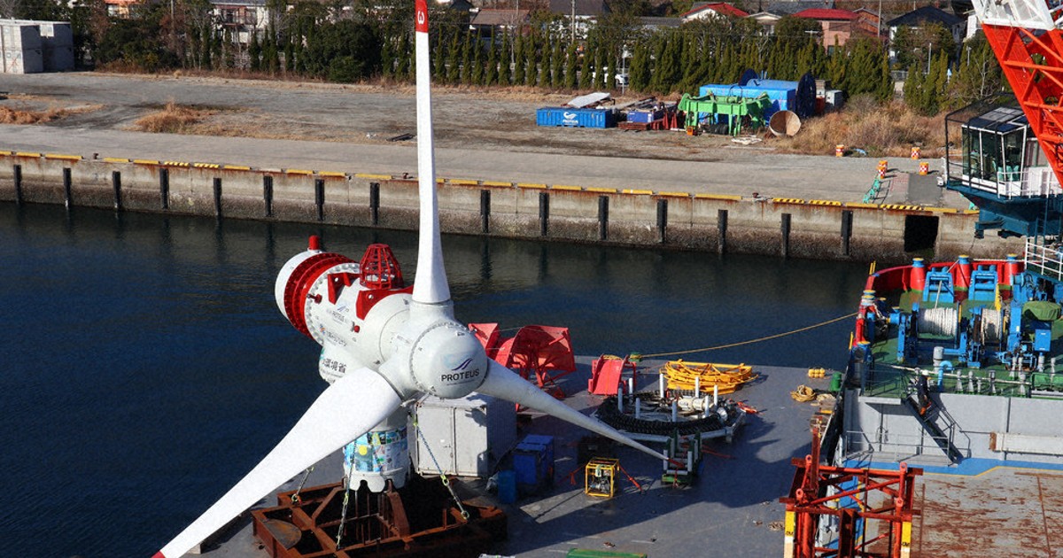 毎小ニュース：経済 潮の満ち引きで発電を 長崎で実験 | 毎日新聞