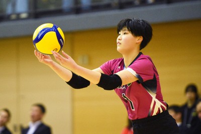 共栄学園の山下裕子選手＝東京都八王子市で2025年2月22日、高橋将平撮影