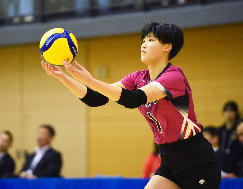 共栄学園の山下裕子選手＝東京都八王子市で2025年2月22日、高橋将平撮影