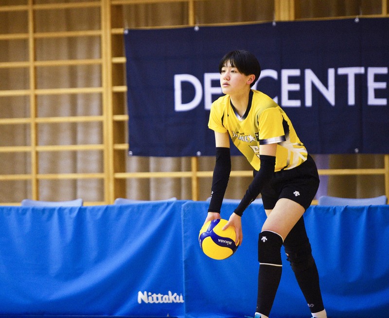 都市大塩尻の馬淵天怡選手＝東京都八王子市で2025年2月22日、高橋将平撮影